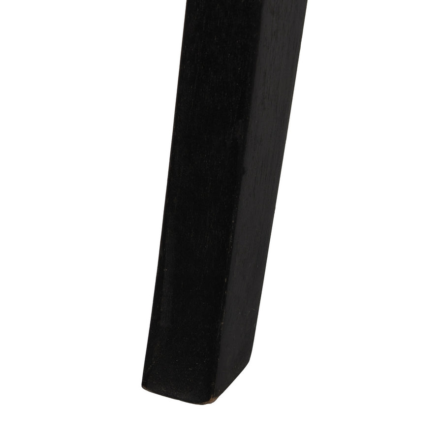 SILLA NATURAL-NEGRO MADERA 56 X 62 X 76,50 CM