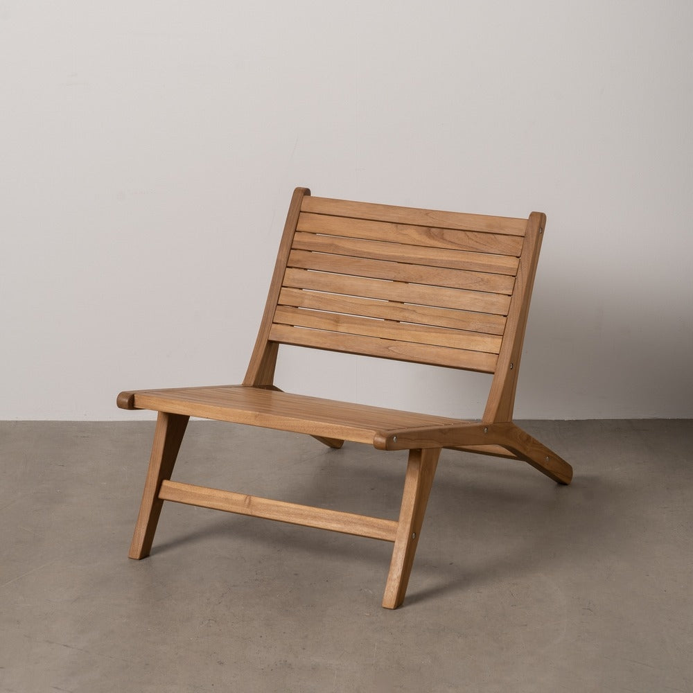 BUTACA NATURAL MADERA 60 X 93 X 63 CM