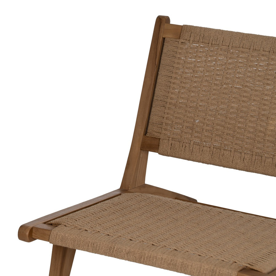 BUTACA NATURAL MADERA 60 X 93 X 64 CM