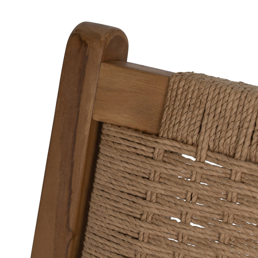 BUTACA NATURAL MADERA 60 X 93 X 64 CM