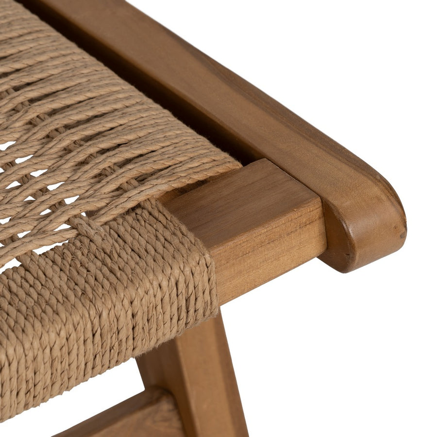 BUTACA NATURAL MADERA 60 X 93 X 64 CM