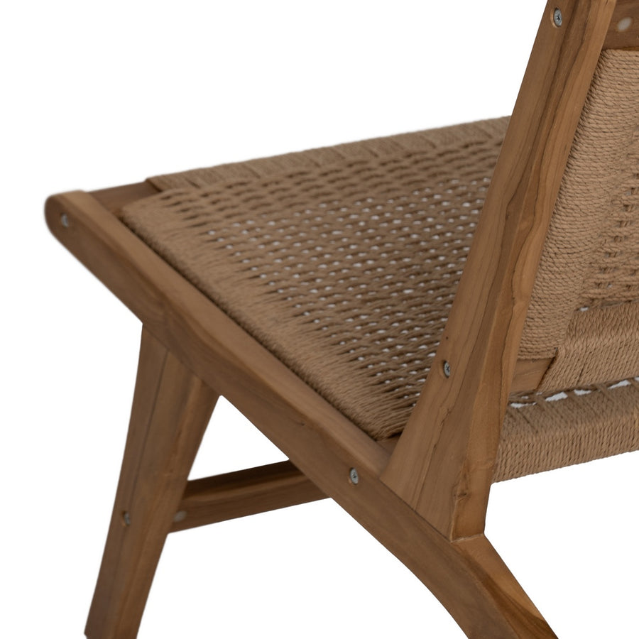 BUTACA NATURAL MADERA 60 X 93 X 64 CM