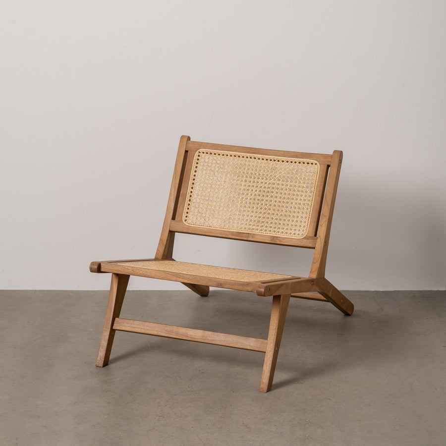BUTACA NATURAL MADERA 60 X 93 X 63,50 CM