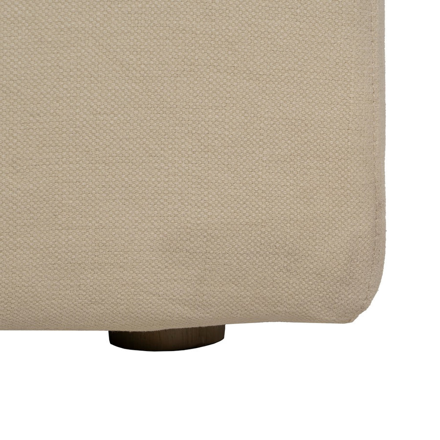 SOFÁ 2 PLAZAS BEIGE TEJIDO-MADERA 180 X 100 X 83 CM