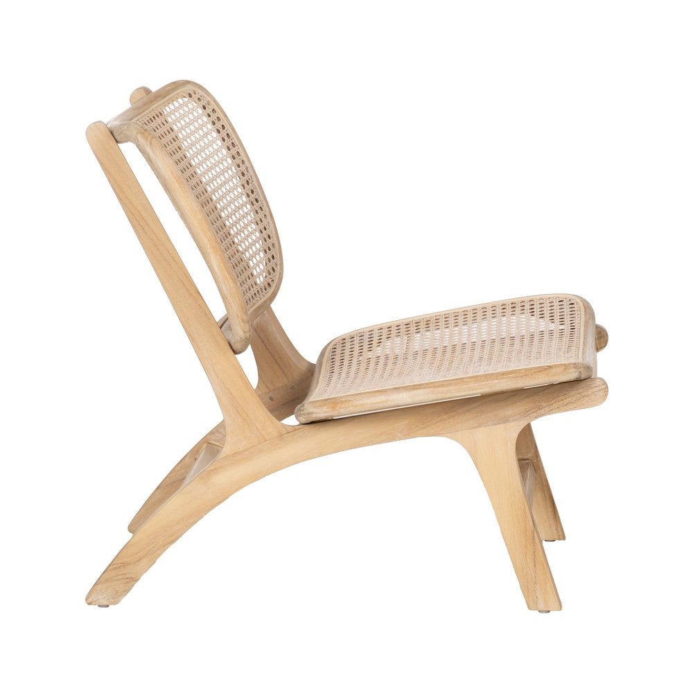SILLÓN NATURAL RATÁN/MADERA SALÓN 84 X 58 X 74 CM