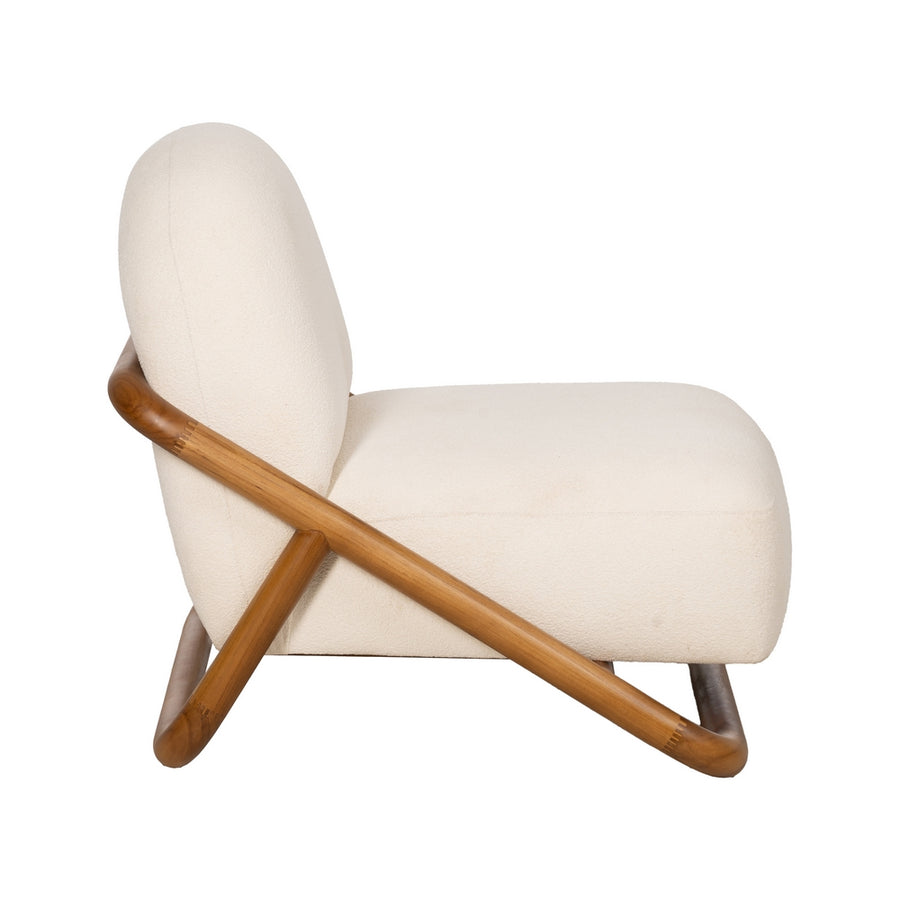 SILLÓN NATURAL TEJIDO-MADERA SALÓN 75 X 85 X 79 CM
