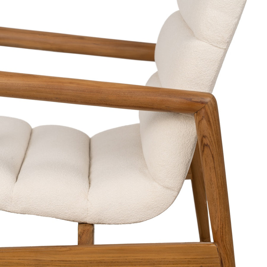 SILLÓN NATURAL TEJIDO-MADERA SALÓN 79 X 56 X 76 CM