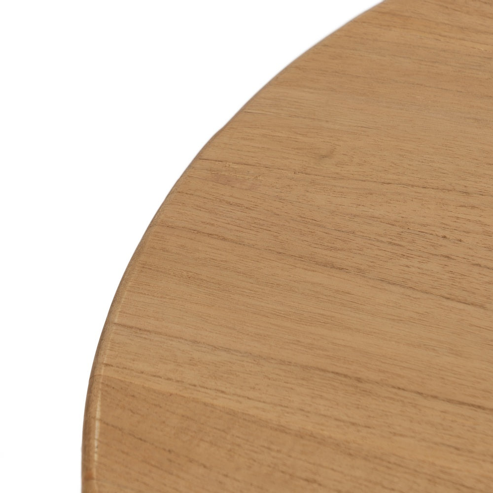 MESA CENTRO NATURAL MADERA MINDI SALÓN 80 X 80 X 50 CM