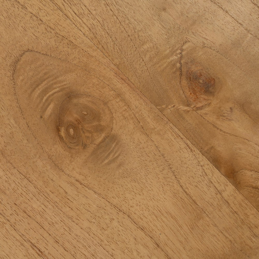 MESA CENTRO NATURAL MADERA MINDI SALÓN 80 X 80 X 50 CM