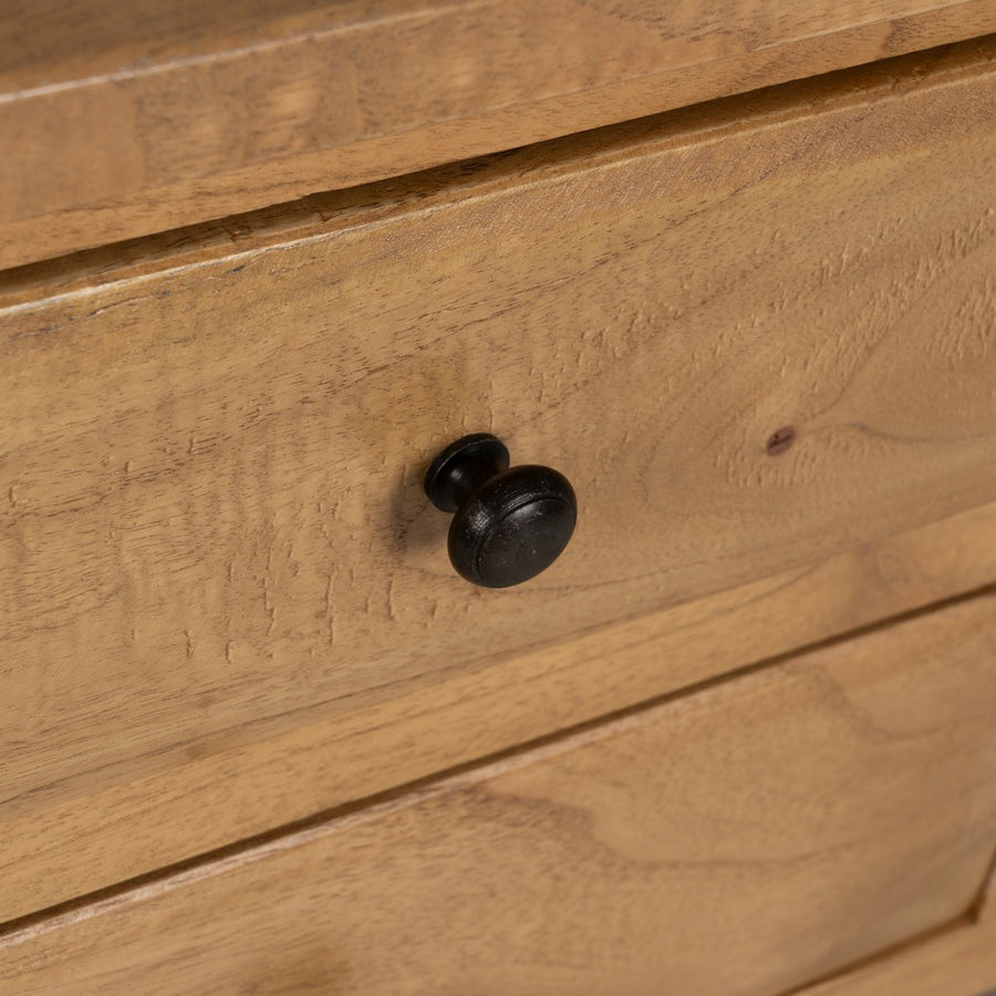 CONSOLA NATURAL MADERA MINDI ENTRADA 130 X 35 X 85 CM