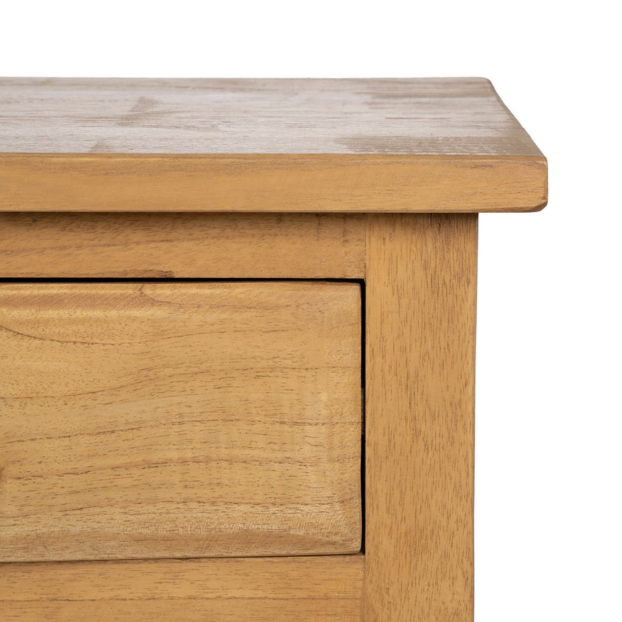 CONSOLA NATURAL MADERA MINDI ENTRADA 130 X 35 X 85 CM