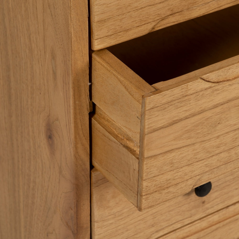 APARADOR NATURAL MADERA MINDI SALÓN 130 X 40 X 80 CM
