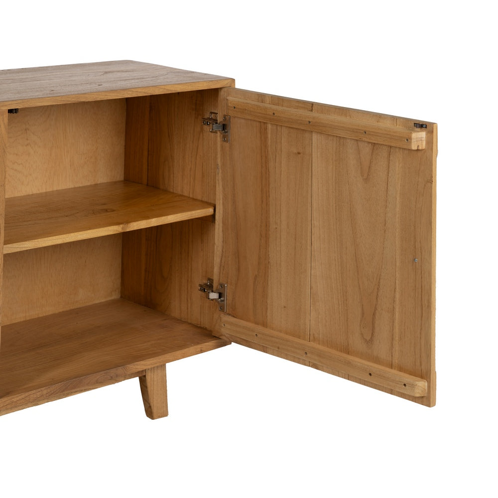 APARADOR NATURAL MADERA MINDI SALÓN 130 X 40 X 80 CM