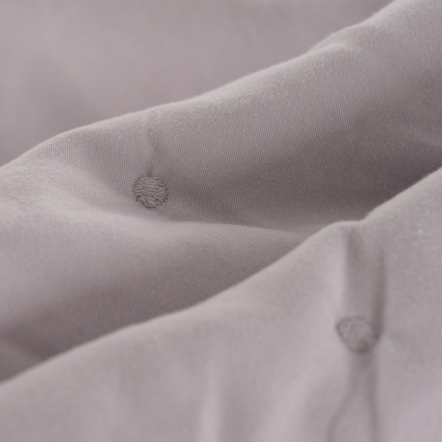 COLCHA GRIS POLIESTER DORMITORIO 180 X 260 CM