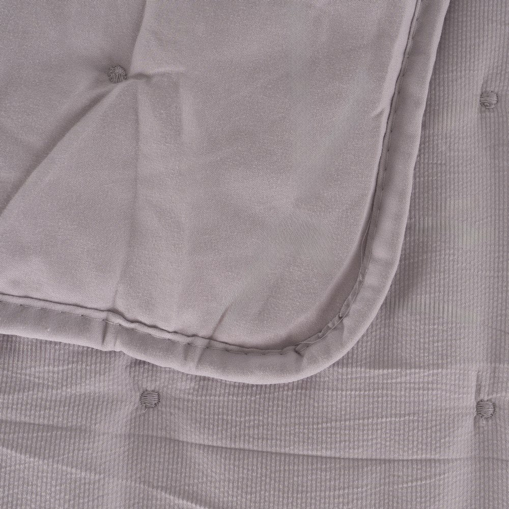 COLCHA GRIS POLIESTER DORMITORIO 270 X 280 CM
