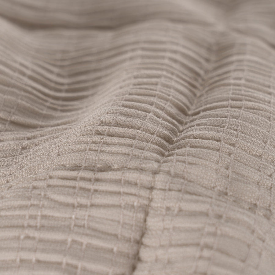 COLCHA BEIGE POLIESTER DORMITORIO 180 X 260 CM
