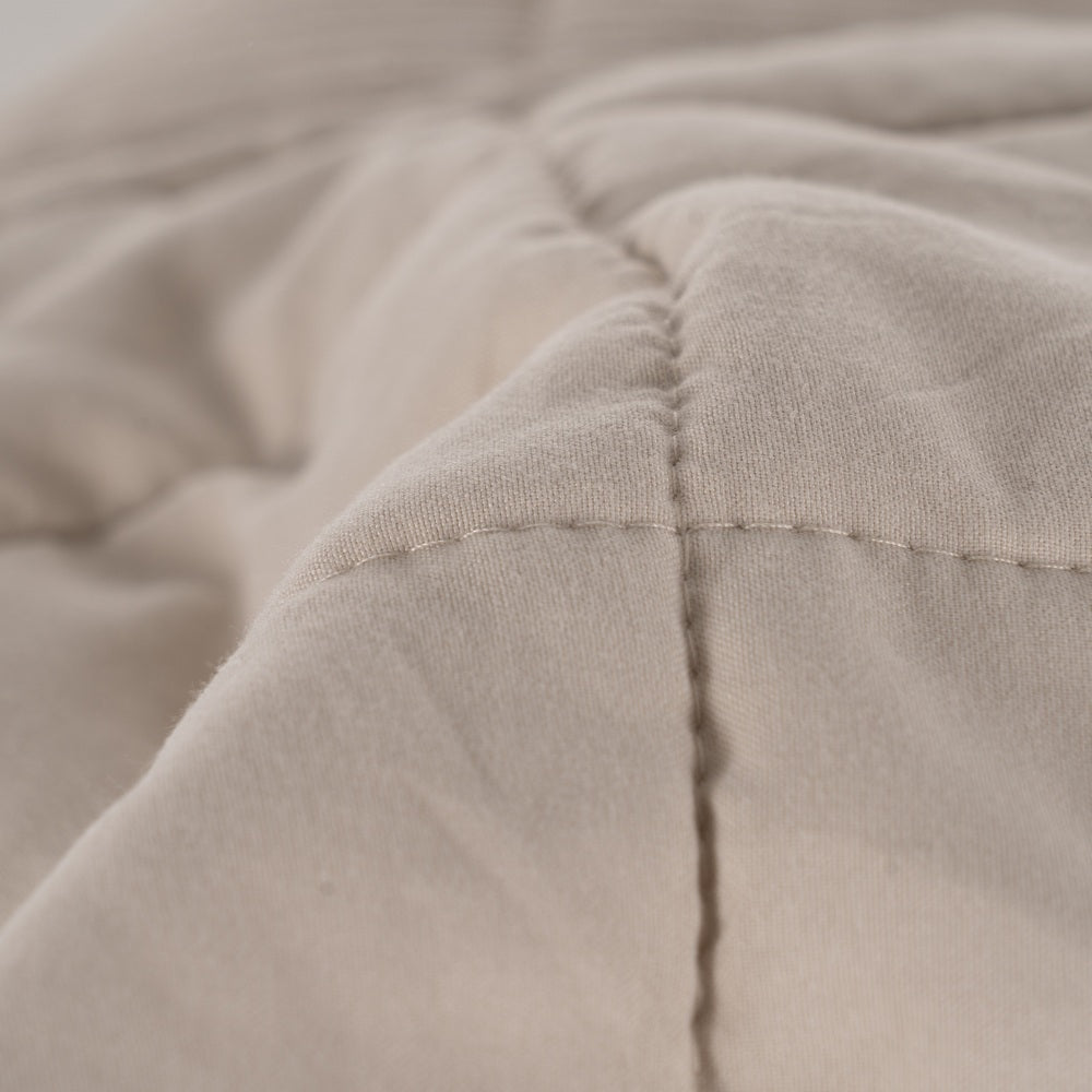 COLCHA BEIGE POLIESTER DORMITORIO 230 X 280 CM