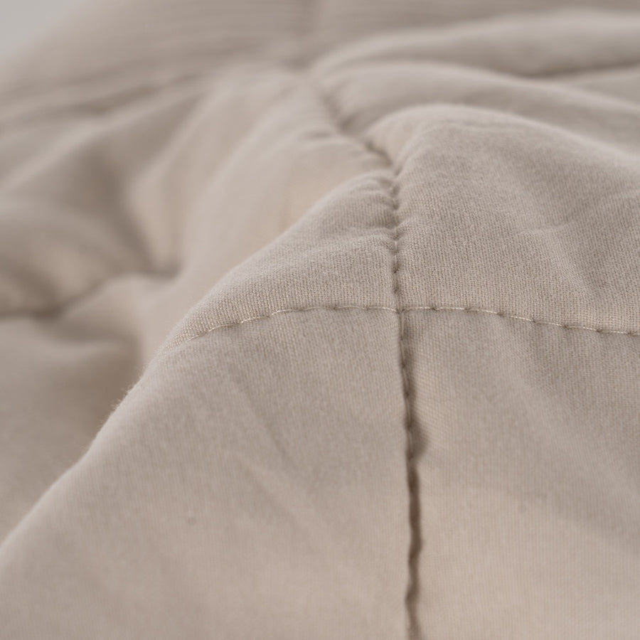 COLCHA BEIGE POLIESTER DORMITORIO 230 X 280 CM