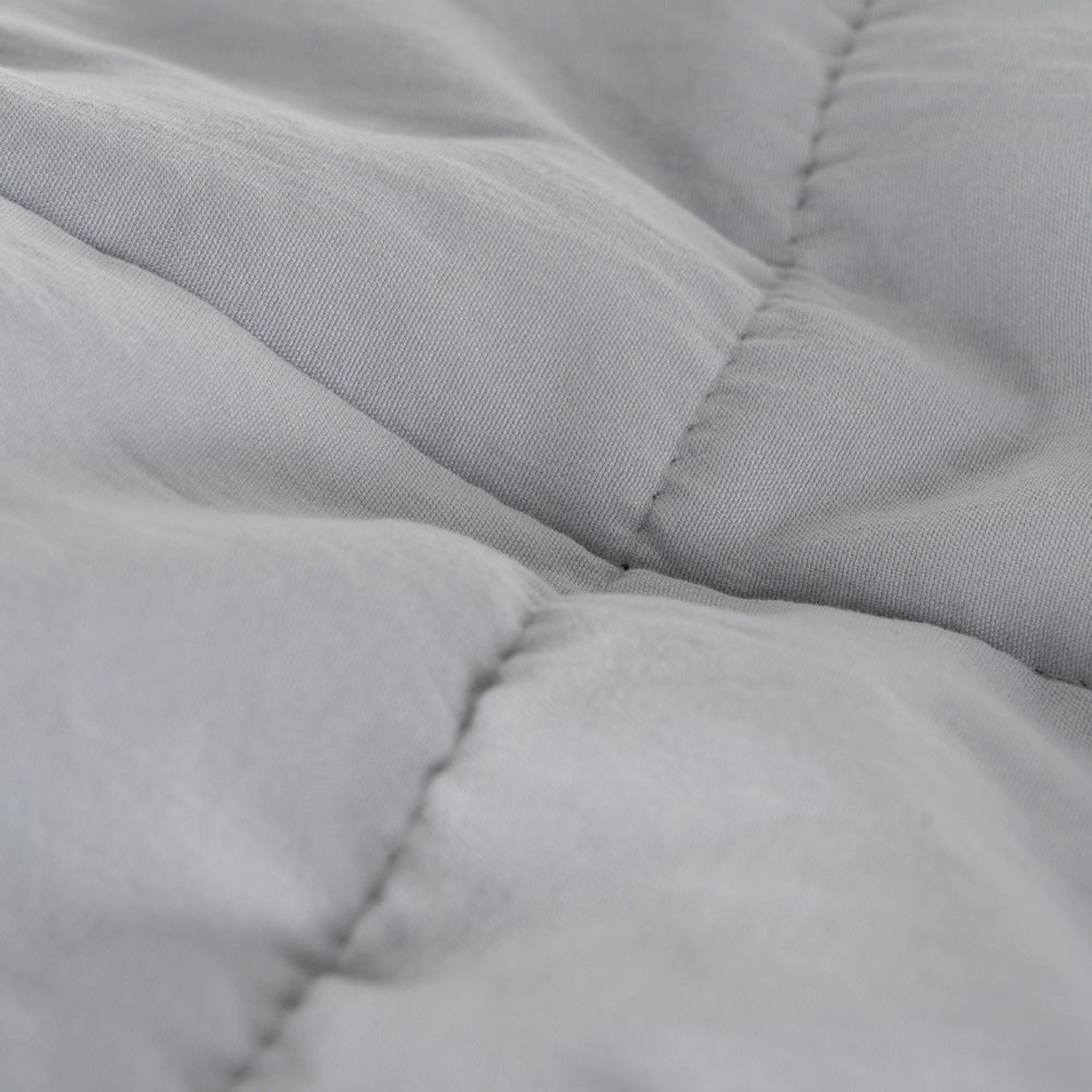 COLCHA GRIS POLIESTER DORMITORIO 230 X 280 CM