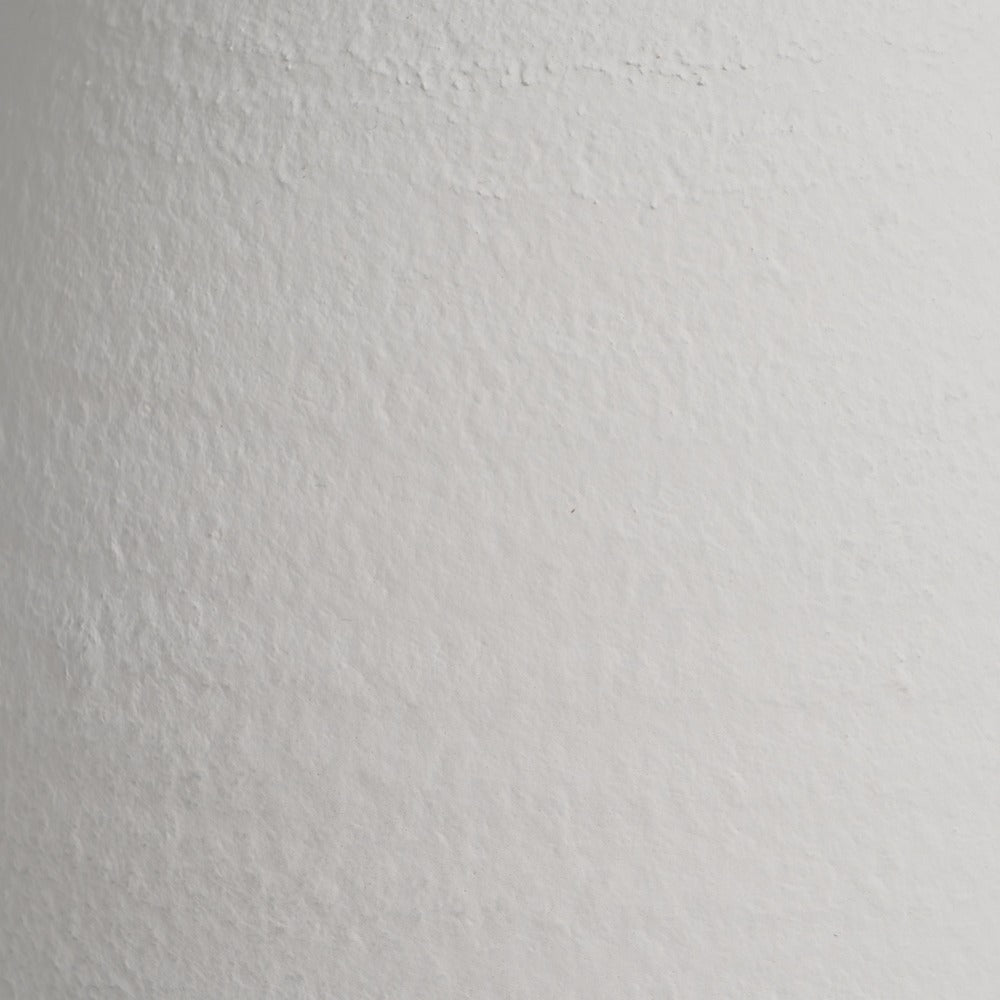 WHITE CLAY VASE DECORATION 27 X 27 X 100 CM