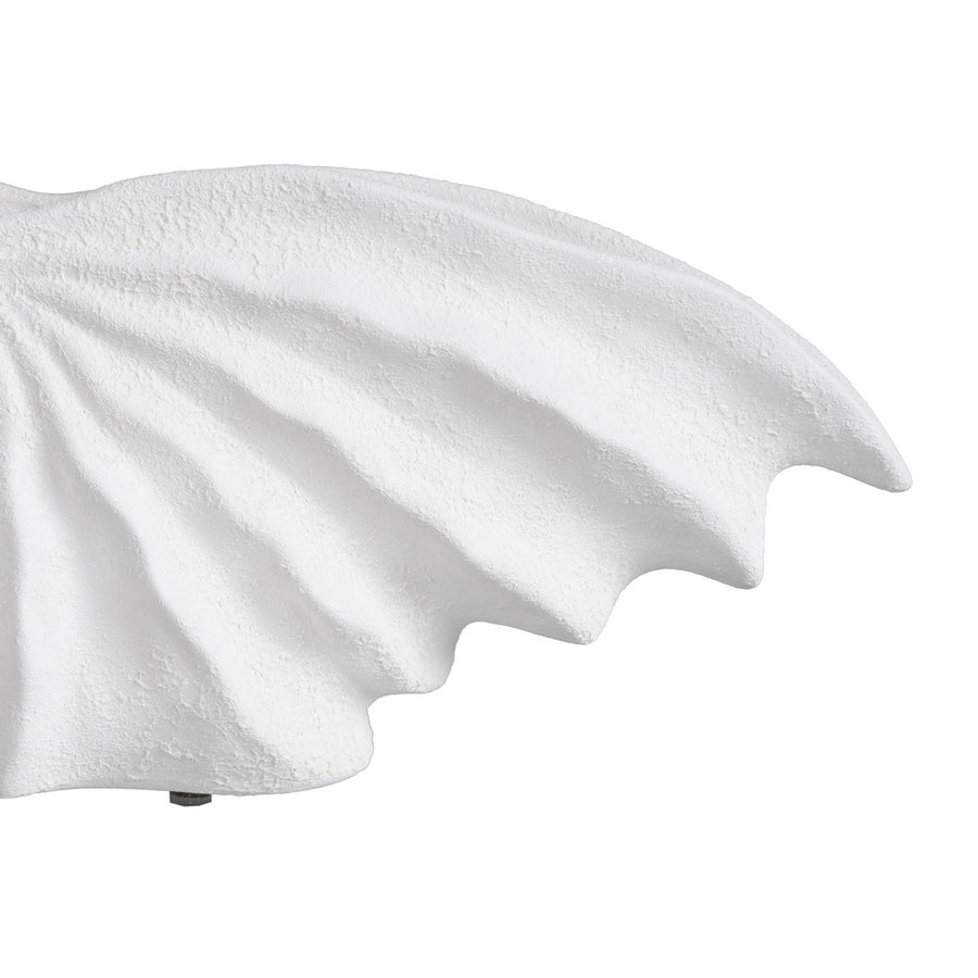 WHITE CLAY VASE DECORATION 38 X 14 X 23 CM