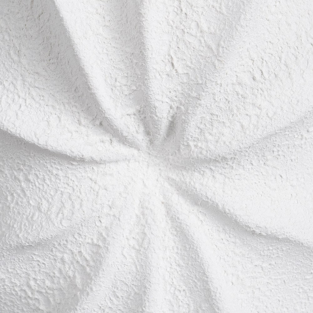 WHITE CLAY DECORATIVE VASE 22 X 15 X 38 CM