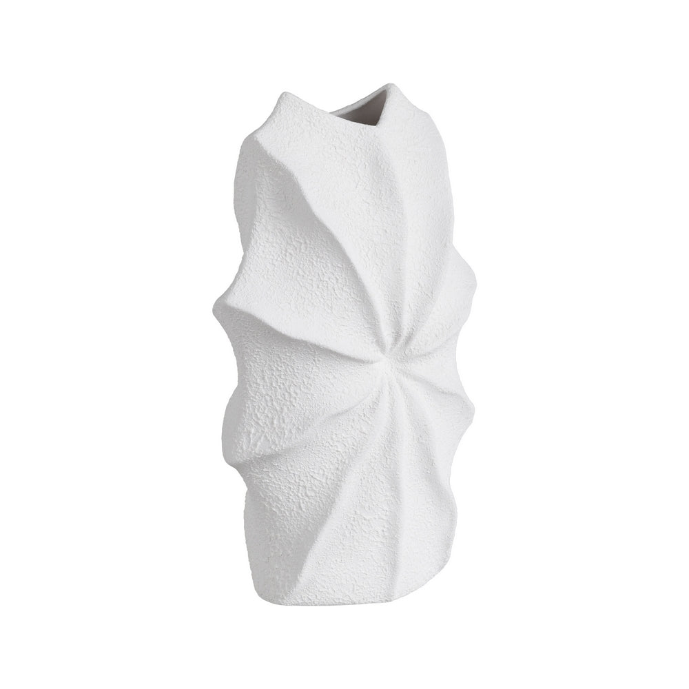 JARR�N BLANCO BARRO DECORACI�N 22 X 15 X 38 CM