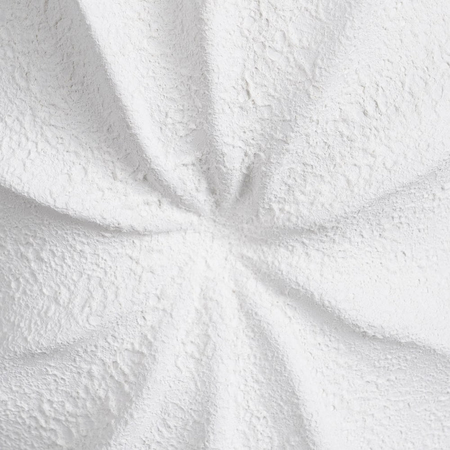 WHITE CLAY VASE DECORATION 24 X 14 X 45 CM