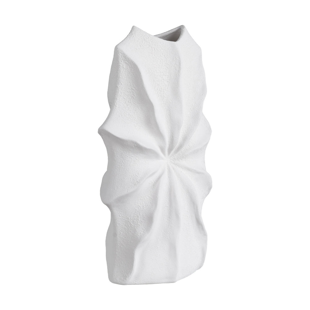 JARR�N BLANCO BARRO DECORACI�N 24 X 14 X 45 CM