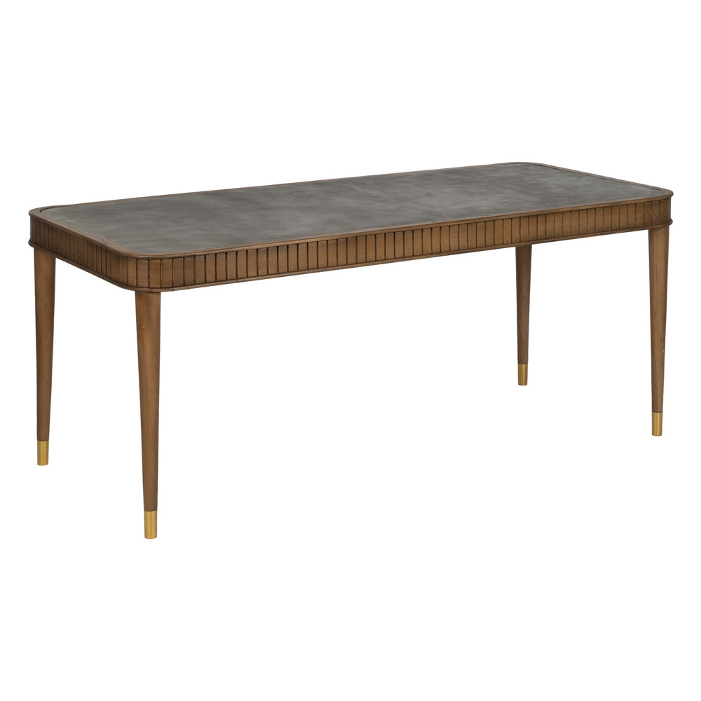 WOOD-MICRO-CEMENT DINING TABLE LIVING ROOM 180 X 80 X 76 CM