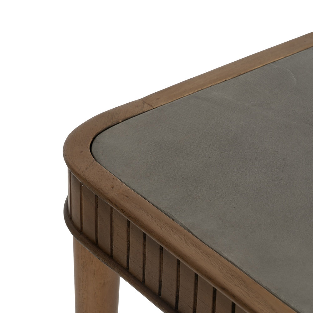 WOOD-MICRO-CEMENT DINING TABLE LIVING ROOM 180 X 80 X 76 CM