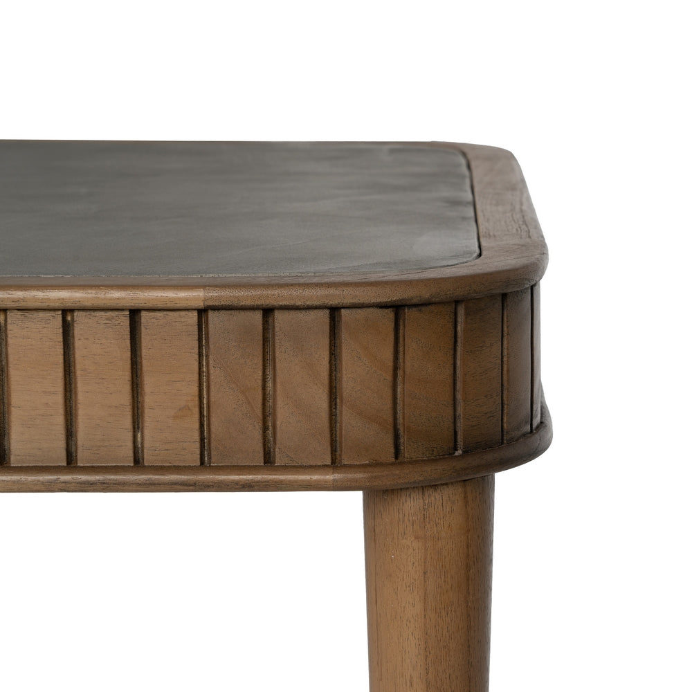 WOOD-MICRO-CEMENT DINING TABLE LIVING ROOM 180 X 80 X 76 CM