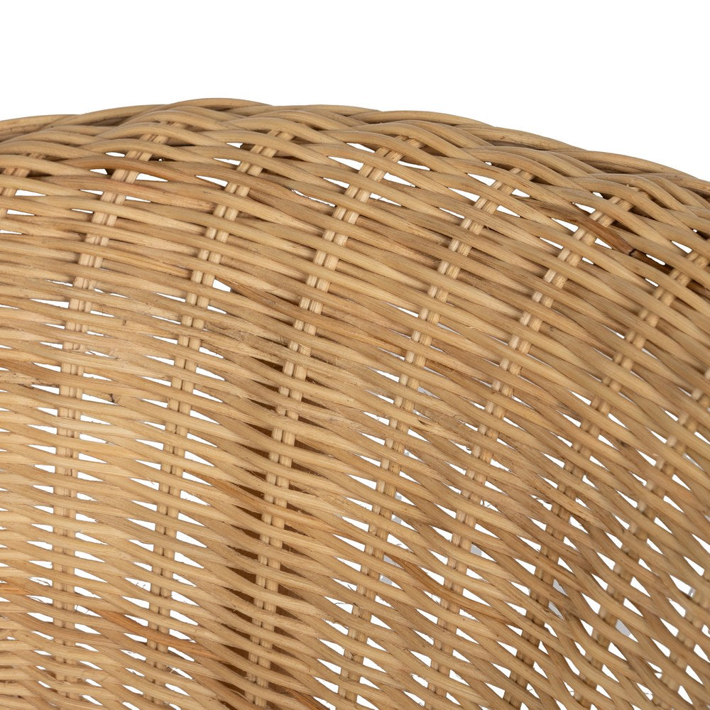 NATURAL RATTAN LOUNGE CHAIR 60 X 58 X 80 CM