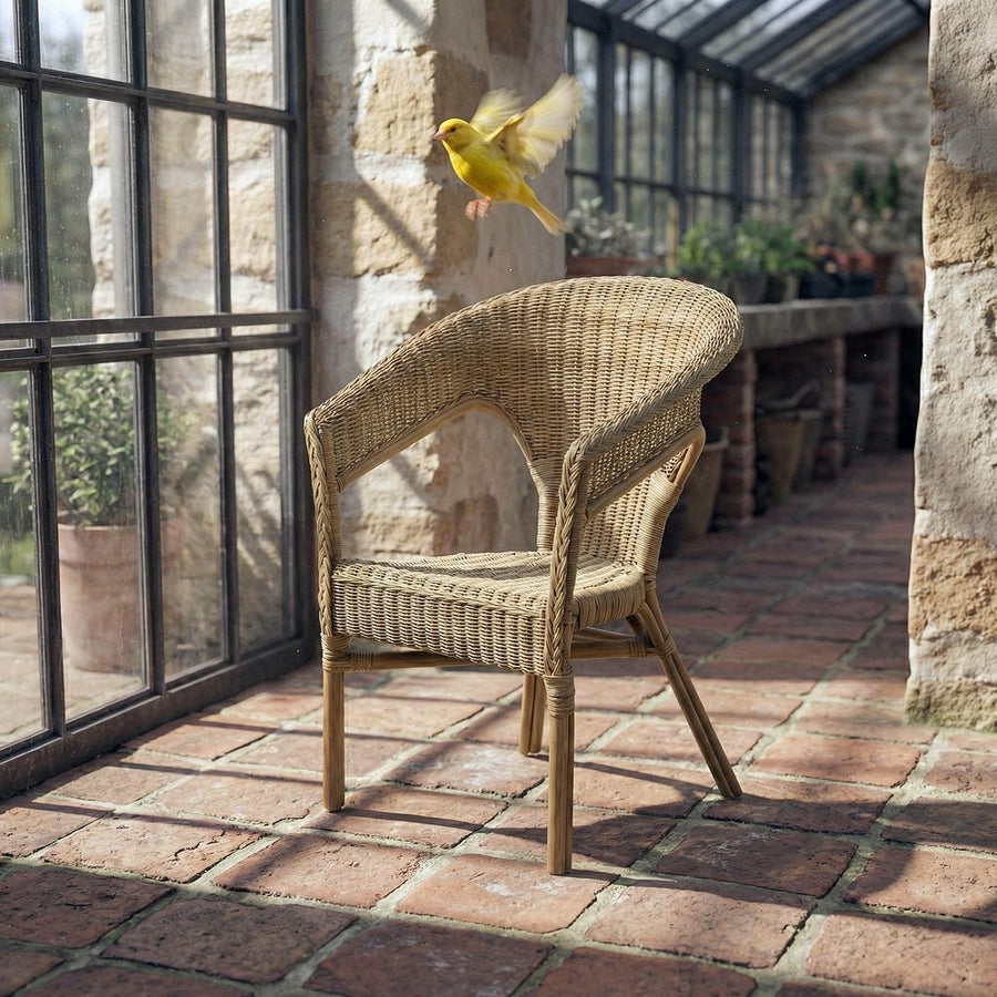 SILLA MIEL RATÁN SALÓN 60 X 62 X 78 CM