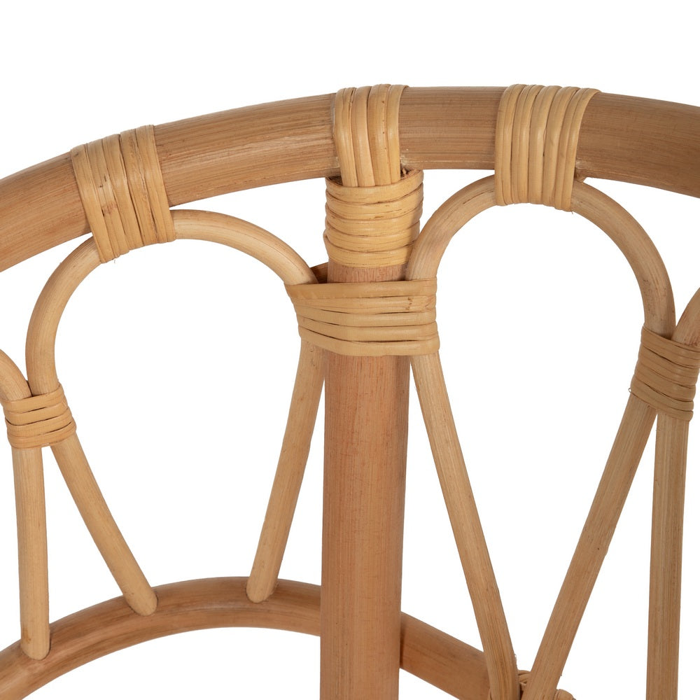 SILLA NATURAL RATÁN SALÓN 58 X 59 X 78 CM