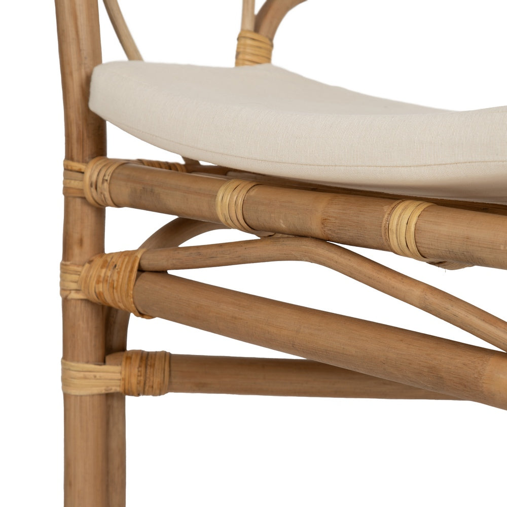 HONEY RATTAN LOUNGE CHAIR 58 X 59 X 78 CM