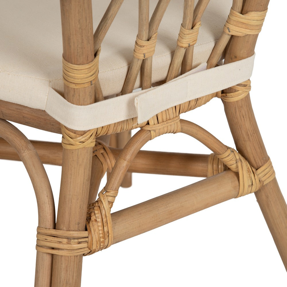 HONEY RATTAN LOUNGE CHAIR 58 X 59 X 78 CM