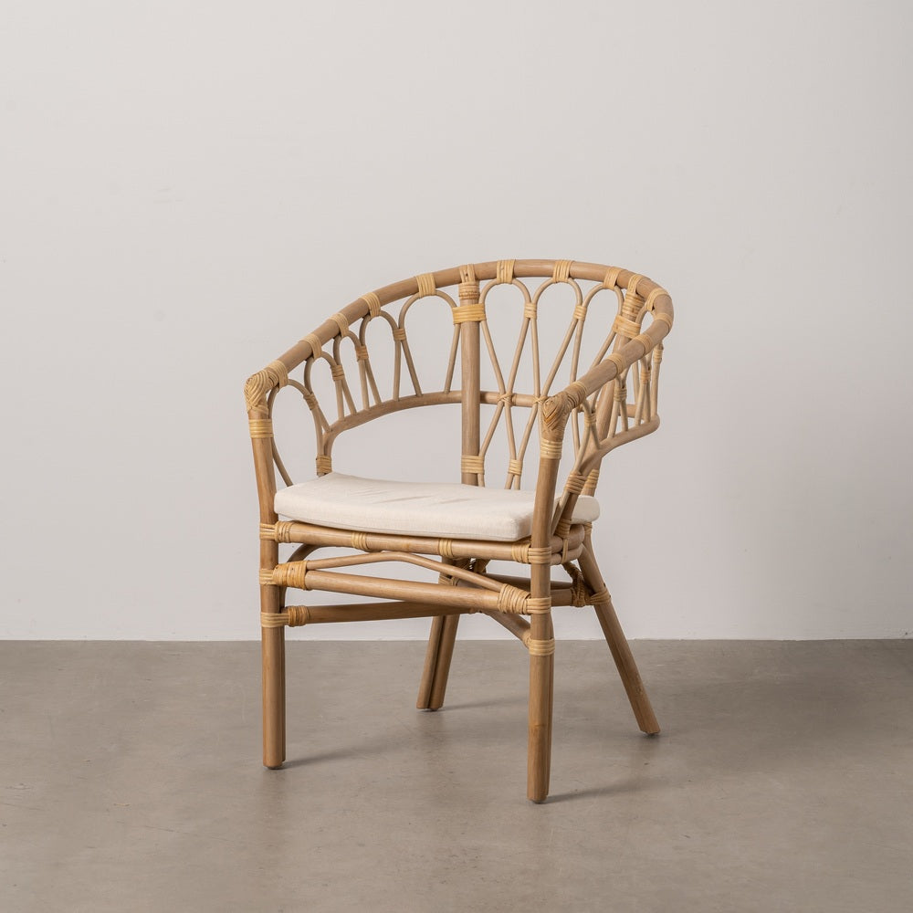 SILLA MIEL RATÁN SALÓN 58 X 59 X 78 CM