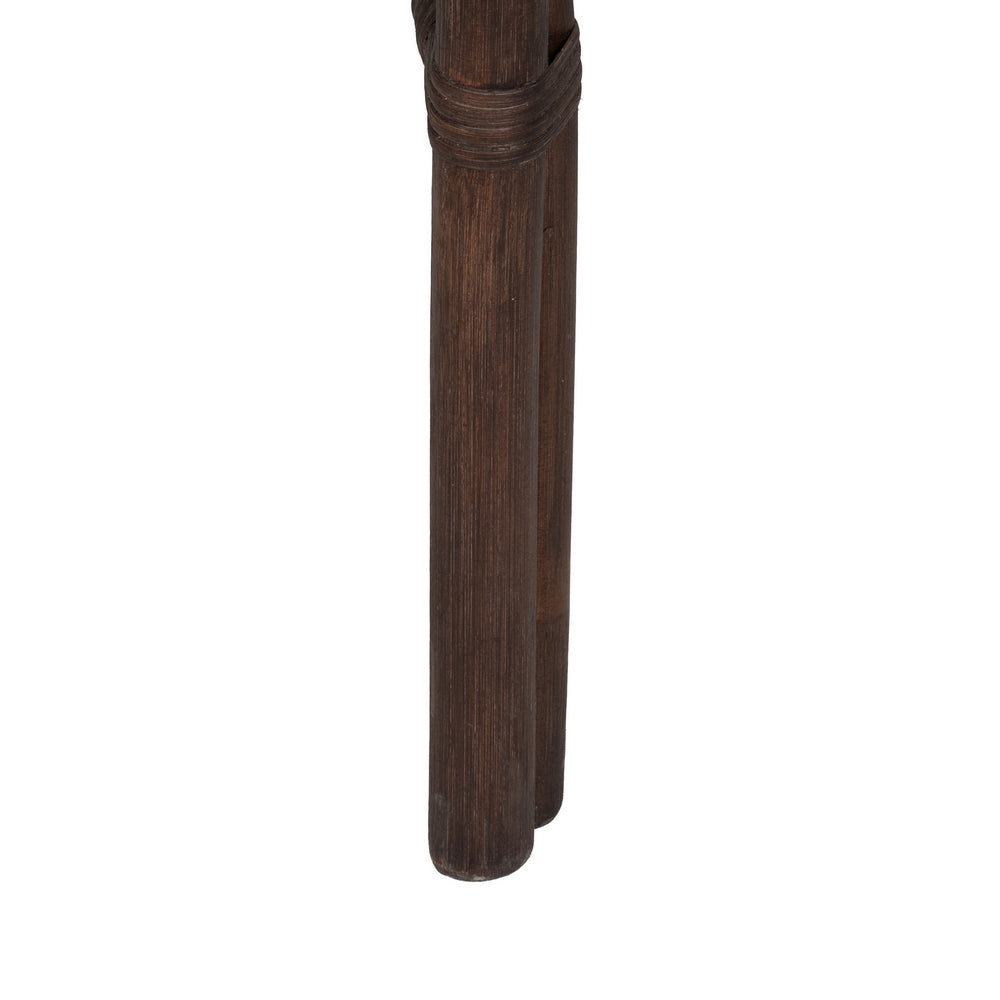 SILLA MARRÓN RATÁN SALÓN 58 X 59 X 78 CM