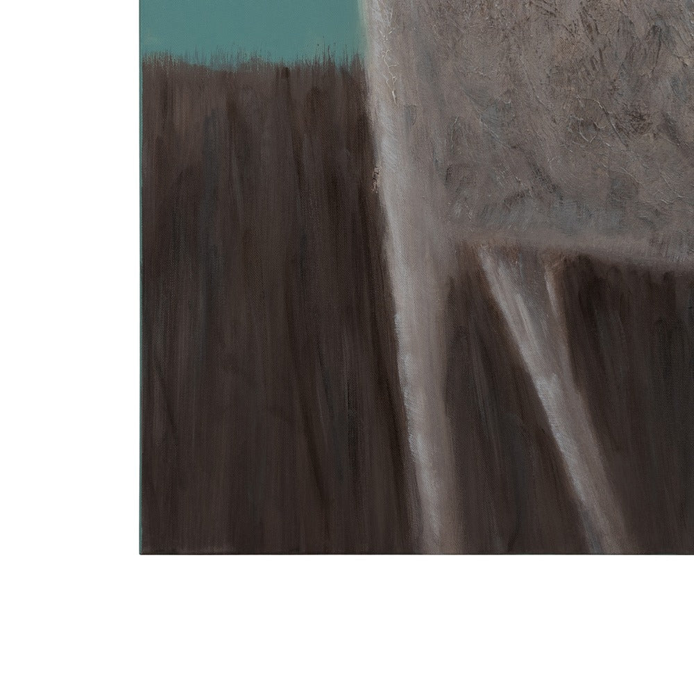 PINTURA OVEJA TURQUESA LIENZO 90 X 3,50 X 120 CM
