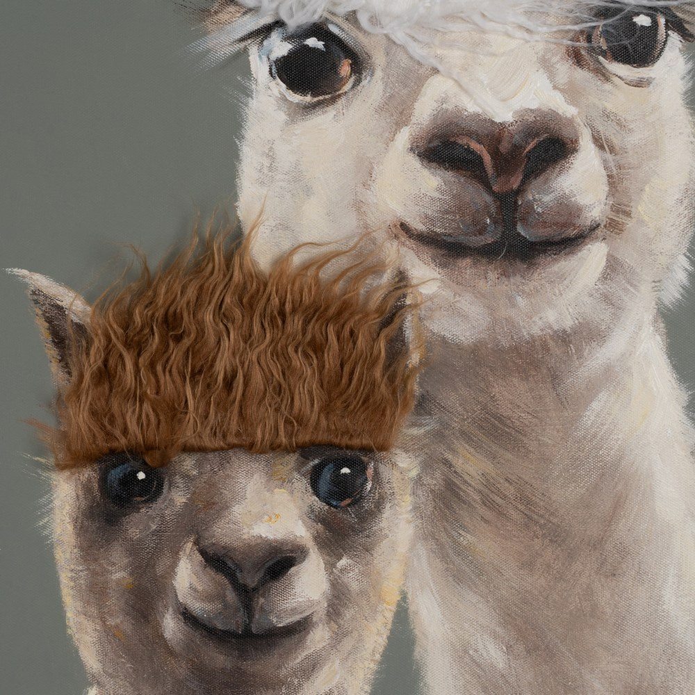PINTURA LLAMAS LIENZO 150 X 3,50 X 50 CM
