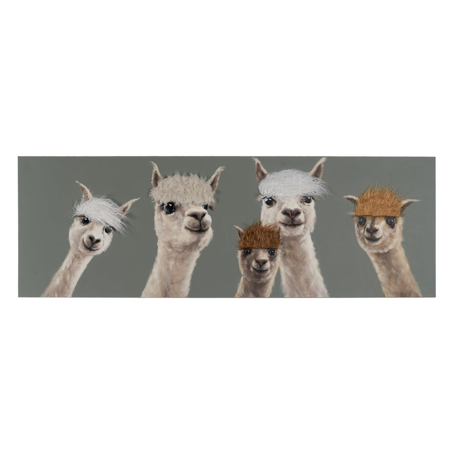 PINTURA LLAMAS LIENZO 150 X 3,50 X 50 CM