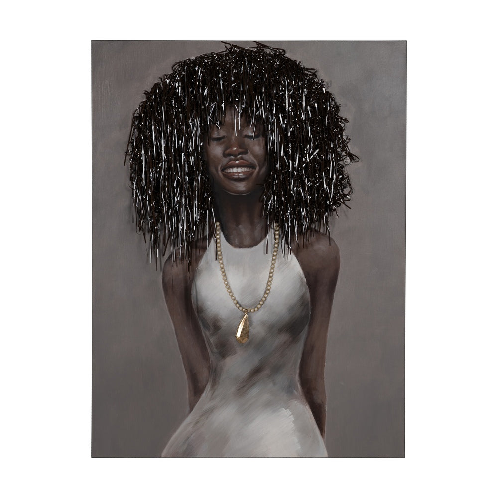 PINTURA CHICA LIENZO 90 X 3,50 X 120 CM