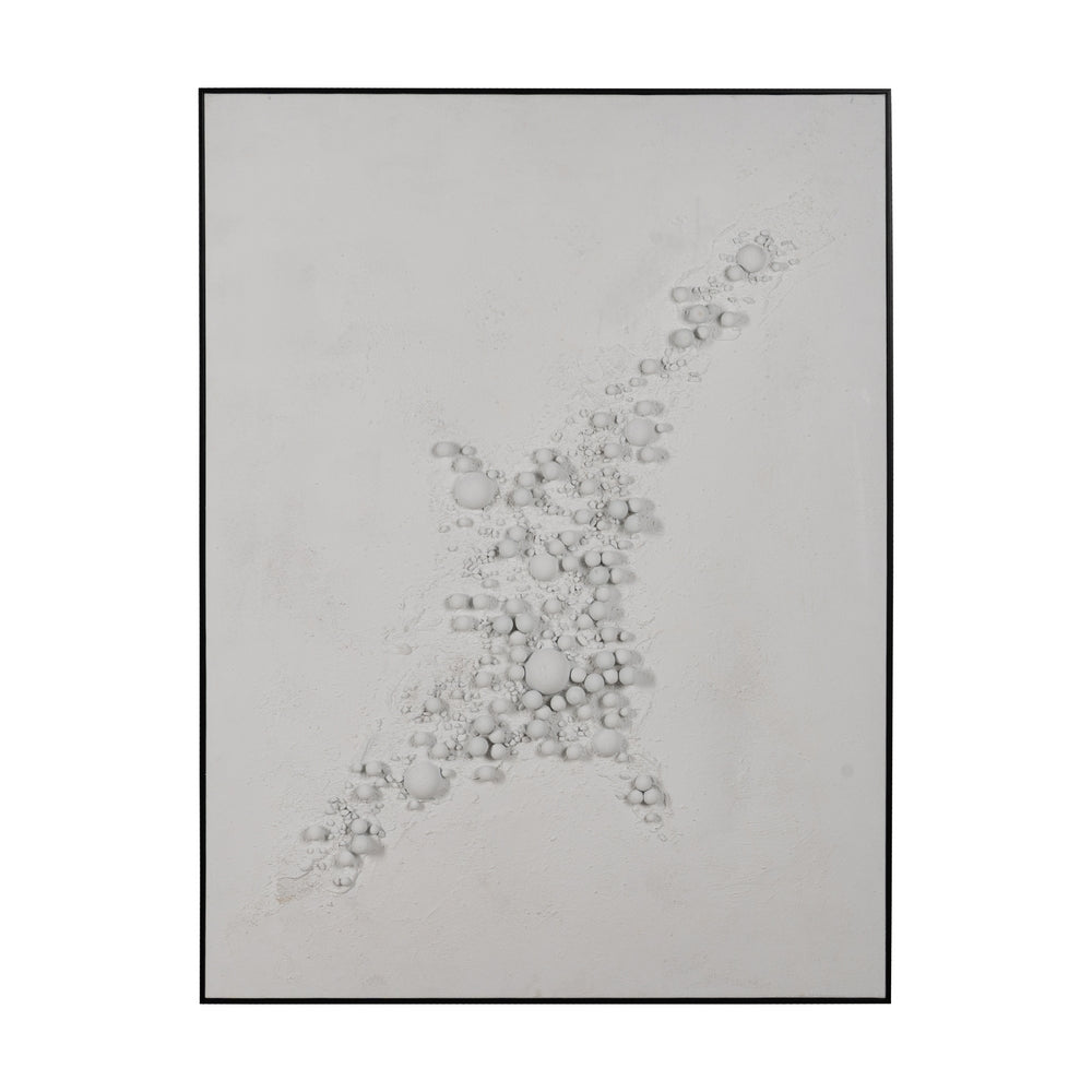 CUADRO ABSTRACTO BLANCO PS - LIENZO 90 X 120 CM