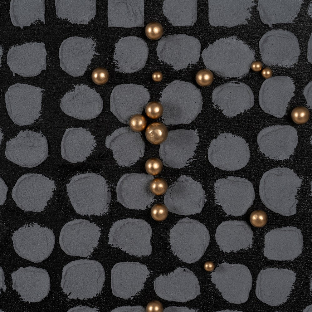 CUADRO ABSTRACTO NEGRO-GRIS PS - LIENZO 90 X 120 CM