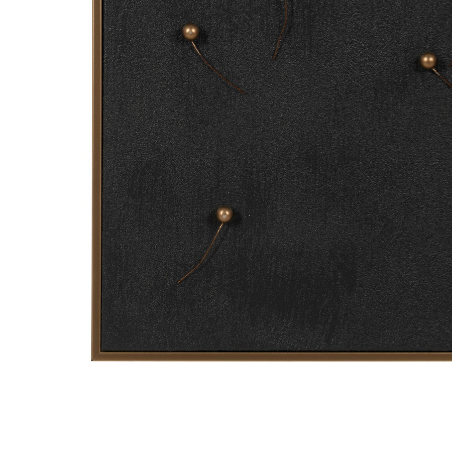 CUADRO ABSTRACTO NEGRO-GRIS PS - LIENZO 90 X 120 CM
