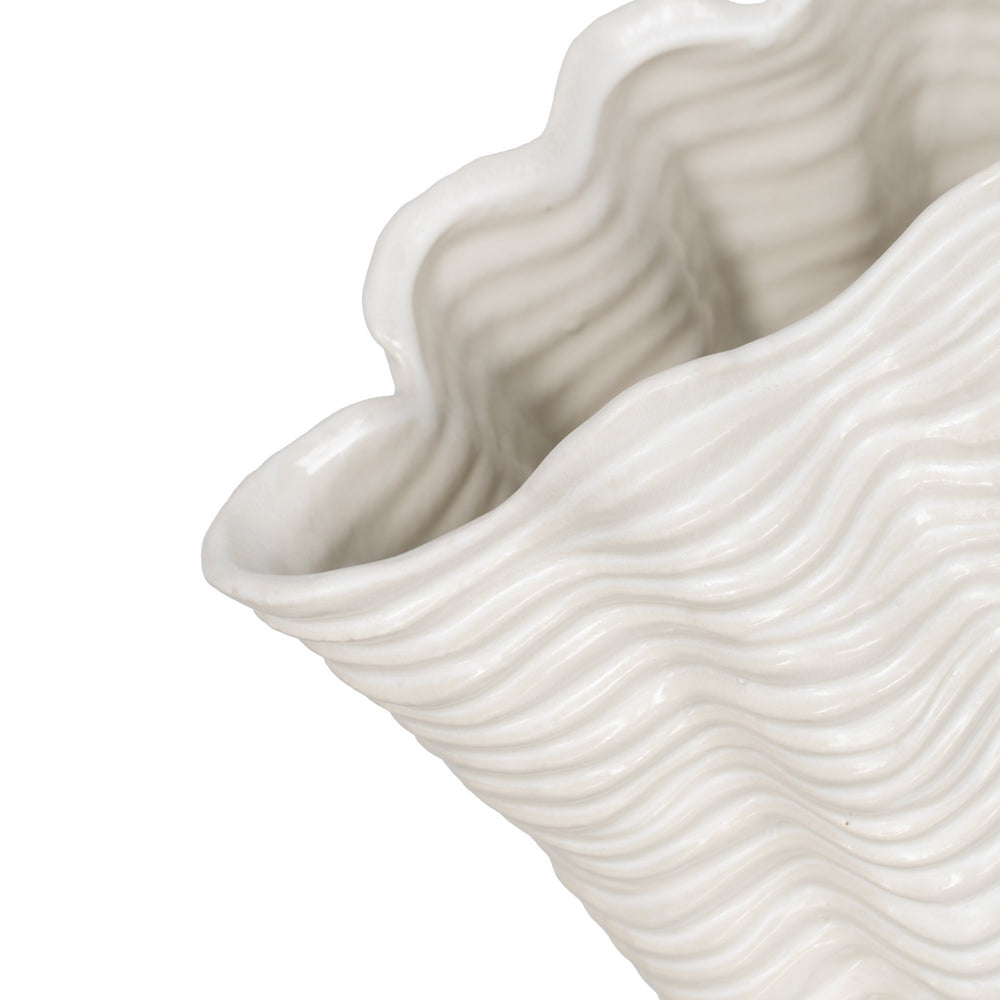 CREAM CERAMIC CENTERPIECE DECORATION 49 X 21.50 X 29 CM