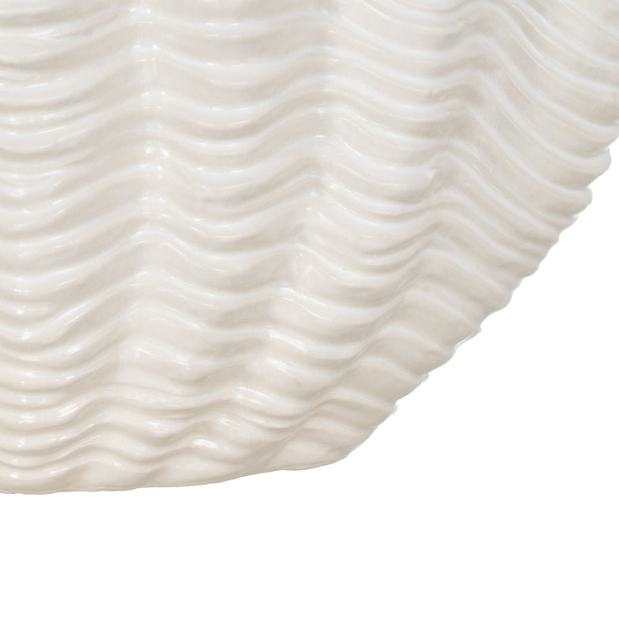 CREAM CERAMIC CENTERPIECE DECORATION 49 X 21.50 X 29 CM