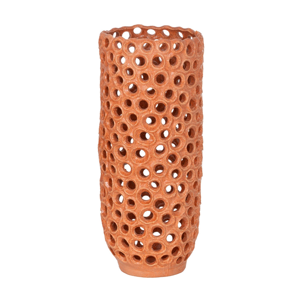 JARR�N NARANJA CER�MICA DECORACI�N 24 X 23,50 X 54,50 CM