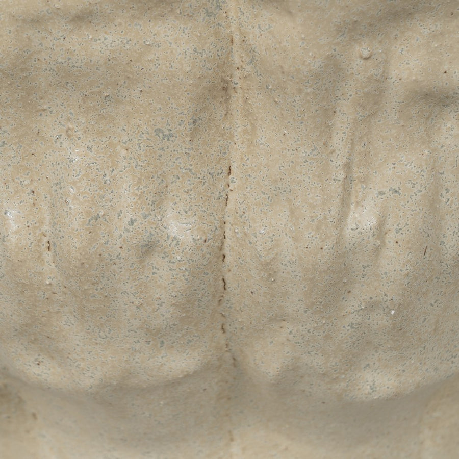 CENTRO MESA VERDE CERÁMICA DECORACIÓN 42 X 42 X 19 CM